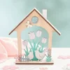 VBS Holz-Steckmotiv Haus "Frühlingserwachen"