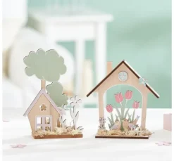 VBS Holz-Steckmotiv Haus "Frühlingserwachen"