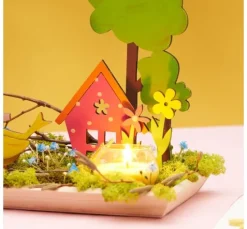 VBS Holz-Steckmotiv "Haus im Grünen"