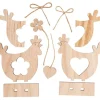 VBS Holz-Steckmotiv "Hühner", 2er-Set