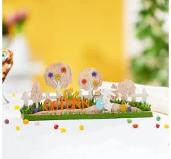 VBS Holz-Steckmotiv "Osterlandschaft"