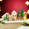 VBS Holz-Steckmotiv "Rentiere am Waldesrand"