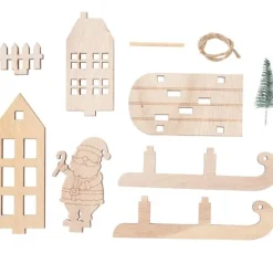 VBS Holz-Steckmotiv "Santas Schlitten"