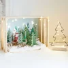 VBS Holz-Steckmotiv "Tannen", 2er-Set