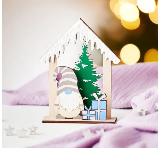 VBS Holz-Steckmotiv "Wichtelhaus"