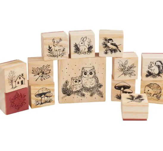 VBS Holzstempel-Set "Winterzeit"