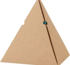 VBS Kraftkarton Geschenkbox "Pyramide"