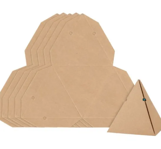 VBS Kraftkarton Geschenkbox "Pyramide"