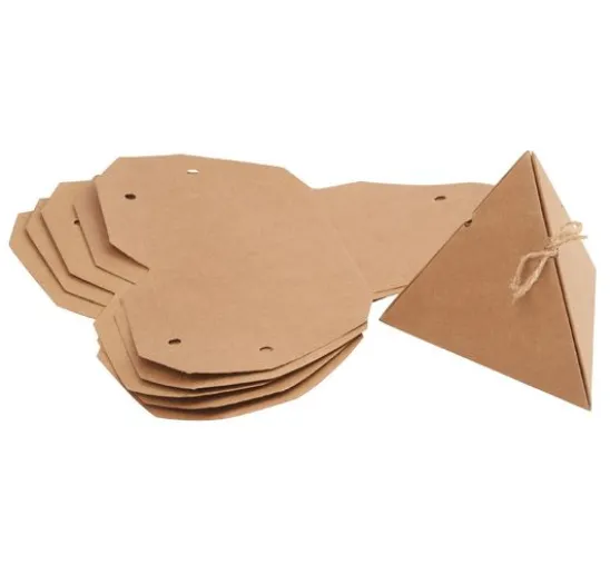 VBS Kraftkarton Geschenkbox "Pyramide"