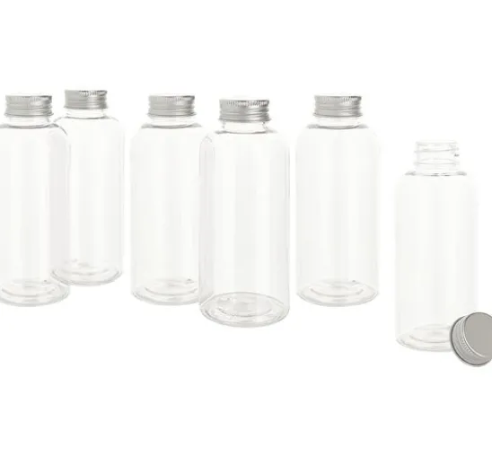 VBS Kunststoff-Flasche mit Schraubdeckel, 6 Stück