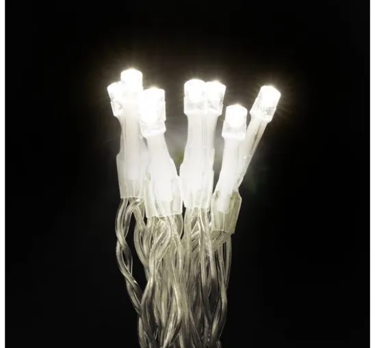VBS LED-Lichterkette mit Schalter, Kreisschaltung, 10 LEDs