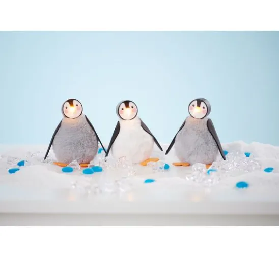 VBS LED-Teelichter, 4 Stück, mit Timer