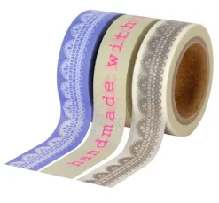 VBS Masking Tape, 3er-Set "With Love"