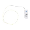 VBS Micro-LED-Lichterkette, goldfarbener Draht, mit Timer 6/18 Std., 10 LEDs