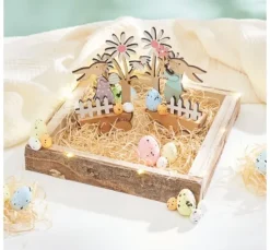 VBS Micro-LED-Lichterkette, mit Timer, 10 LEDs