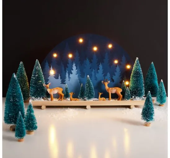 VBS Micro-LED-Lichterkette, mit Timer, 10 LEDs