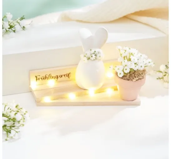 VBS Micro-LED-Lichterkette, mit Timer, 10 LEDs