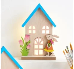 VBS Micro-LED-Lichterkette, mit Timer, 10 LEDs