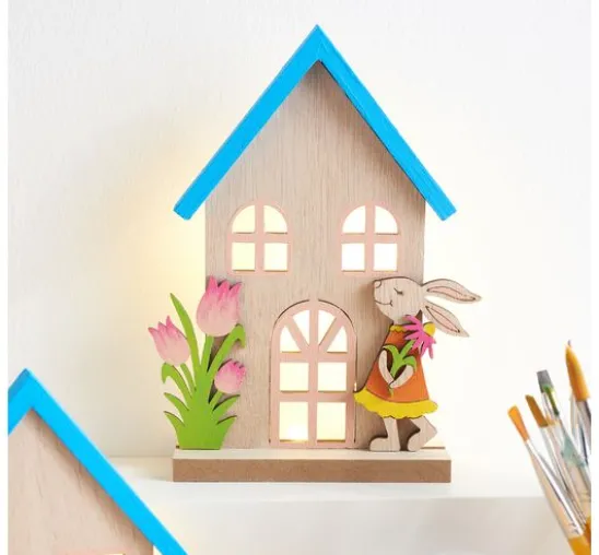 VBS Micro-LED-Lichterkette, mit Timer, 10 LEDs