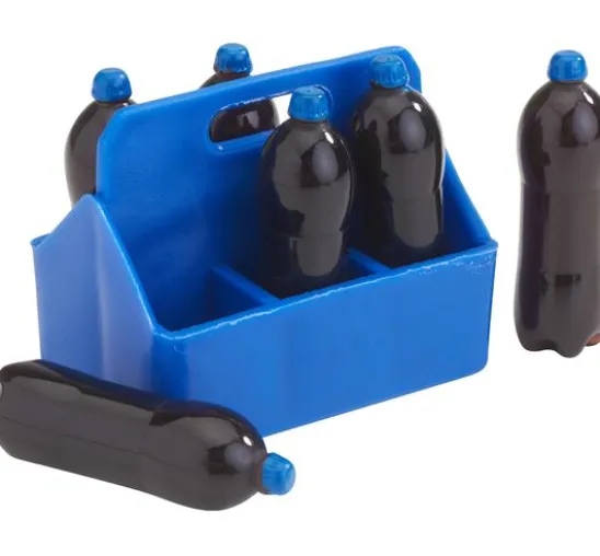VBS Miniatur "Flaschenkiste" + 6 Flaschen