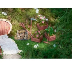 VBS Miniatur Holz-Obststiege, 2 Stück