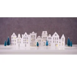 VBS Miniatur Tannenbaum, 16er-Set, beschneit