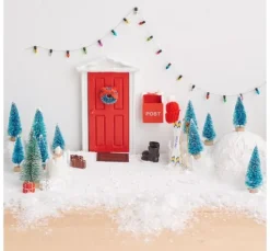 VBS Miniatur Tannenbaum, 16er-Set, beschneit
