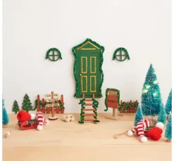 VBS Miniatur Tannenbaum, 16er-Set, beschneit