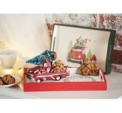 VBS Miniatur Tannenbaum, 16er-Set, beschneit