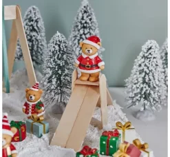 VBS Miniatur Tannenbaum mit Schnee, 2 Stk.