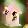 VBS Miniatur Vogelhaus mit Aufhänger