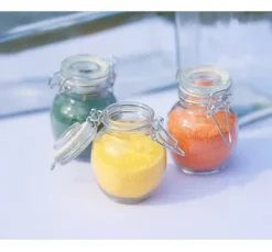 VBS Mini-Bügelglas, bauchig, 6 Stück
