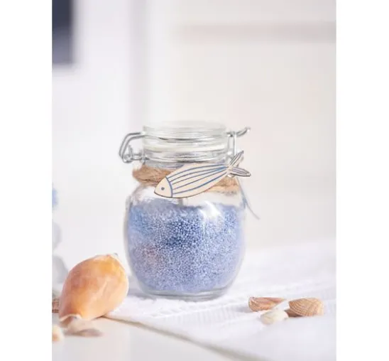 VBS Mini-Bügelglas, bauchig, 6 Stück