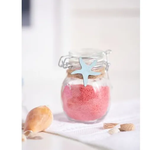 VBS Mini-Bügelglas, bauchig, 6 Stück