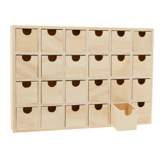 VBS Mini-Kommode / Adventskalender mit 24 Schüben