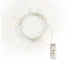 VBS Mini-LED-Lichterkette, mit Timer, mit Knopfzellen