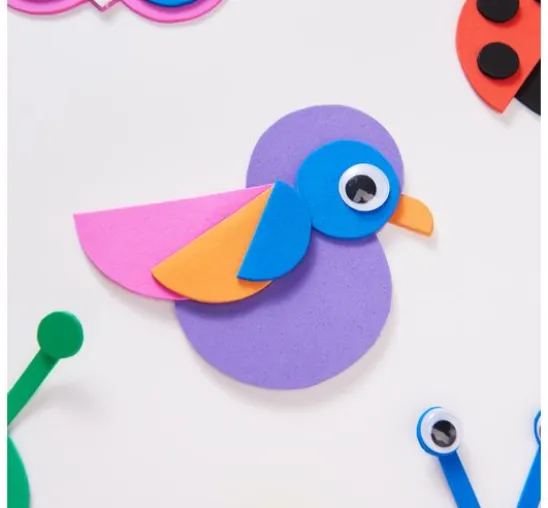 VBS Moosgummi "Megapack", 50 Stück, farbig sortiert
