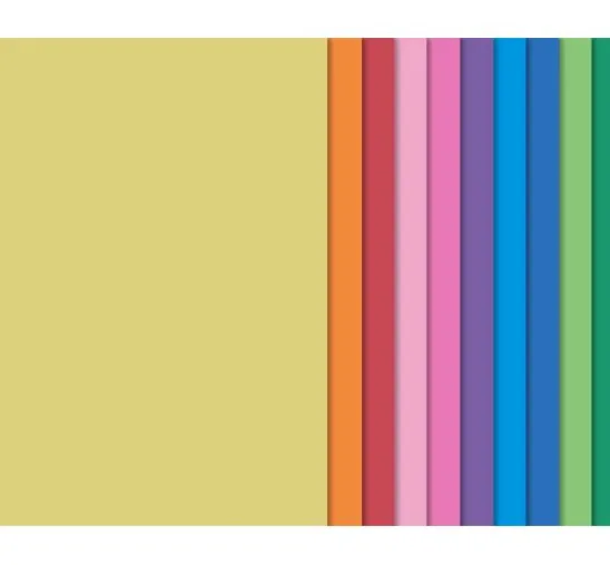 VBS Moosgummi set "Trendy", 10 Farben, 2 mm