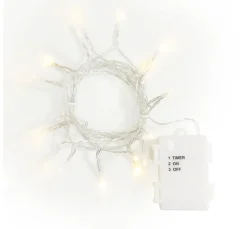 VBS Outdoor Mini LED Lichterkette, mit Timer 6/18 Std.