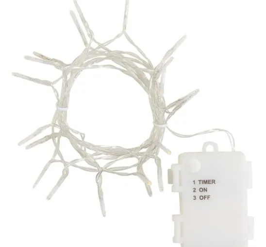 VBS Outdoor Mini LED Lichterkette, mit Timer 6/18 Std.