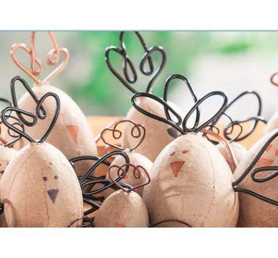 VBS Pappmaché-Eier, 10 Stück