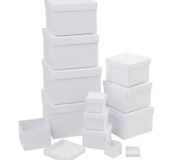 VBS Pappschachteln "Quadrat", 12er-Set