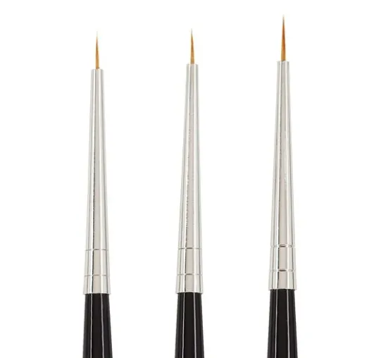VBS Pinsel-Set Kolinsky-Rotmarder, 3er-Set