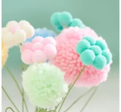VBS Pompons, 15 mm, 60 Stück