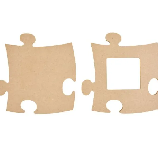 VBS Puzzlerahmen "Eckig - Klein", ca. 12,6 x 12,6 cm