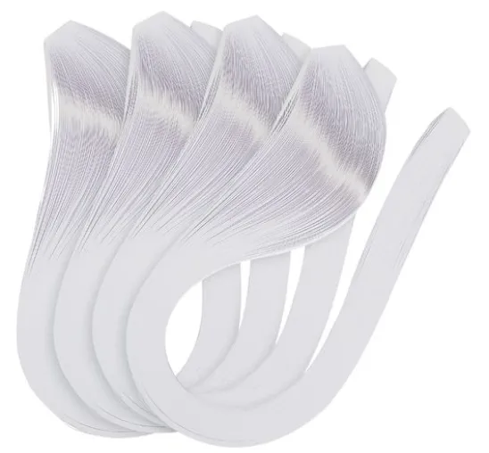 VBS Quillingstreifen "Weiß", 3 mm, 600 Stück