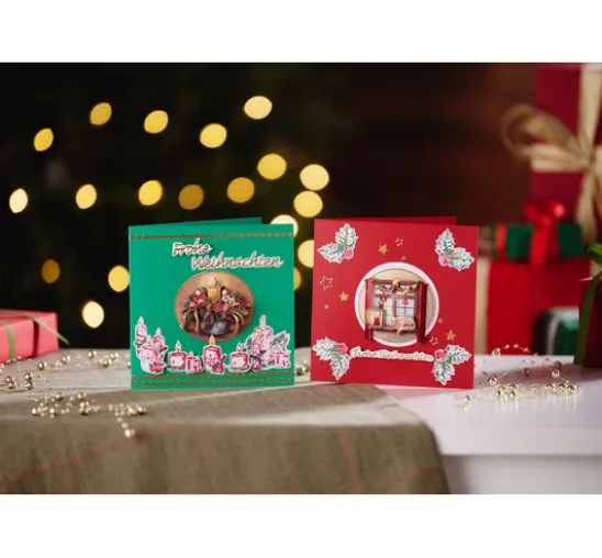 VBS Reliefsticker-Set "Frohe Weihnachten"