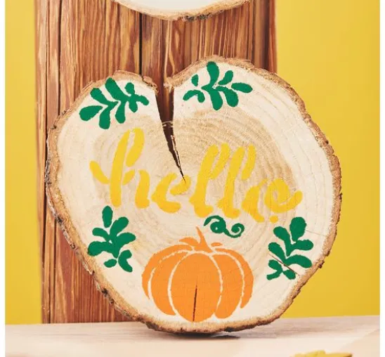 VBS Schablonen-Set "Autumn & Pumpkin", A4