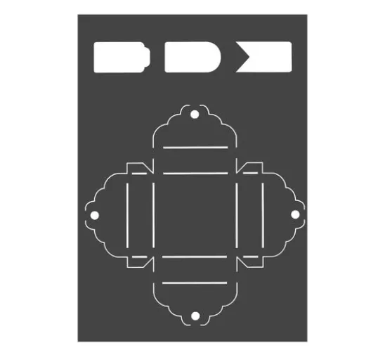 VBS Schablonen-Set "Schachteln mit Schleife"