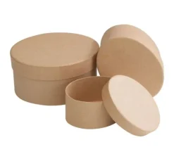 VBS Schachteln „Oval“, 3er-Set